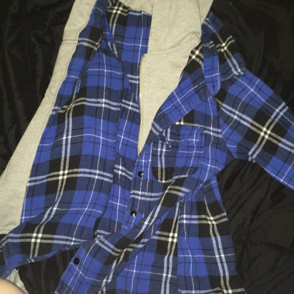 Plaid hoodie